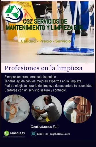 CGZ SERVICIOS DE MANTENIMIENTO Y LIMPIEZA EIRL